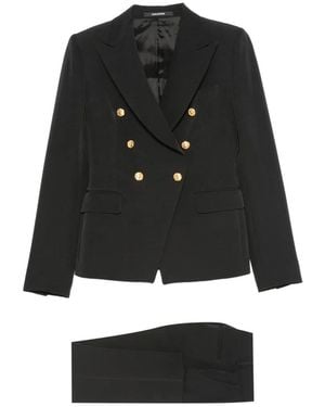 Tagliatore Traje Con Doble Botonadura - Negro
