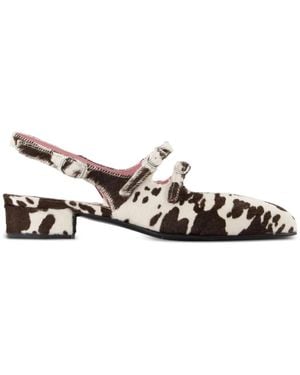 CAREL PARIS Peche Slingback Court Shoes - White