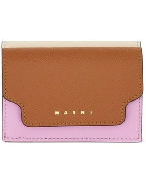 Marni Tri-Fold Wallet - Pink