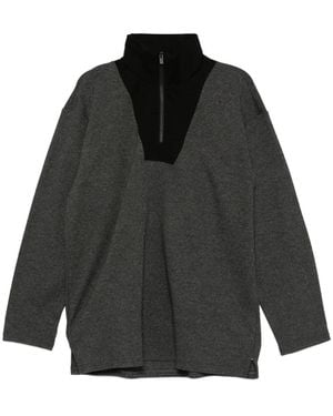 Yohji Yamamoto High-Neck Jumper - Black