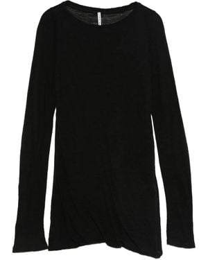 Liviana Conti Lucrezia Long-Sleeve Round-Neck T-Shirt - Black