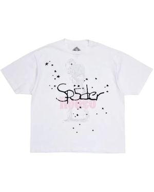 Sp5der X Cactus Jack By Travis Scott Days Before Rodeo Ii T-Shirt - White