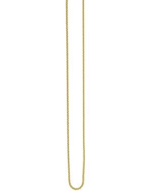 Azlee 18K Wheat Necklace - White
