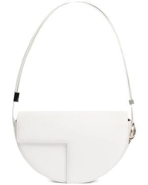 Patou Panelled Shoulder Bag - White