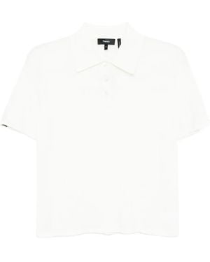 Theory Polo A Maniche Corte - Bianco