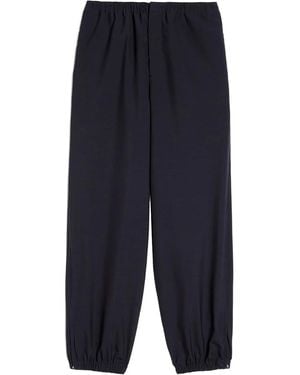 Jil Sander Elasticated-Trim Trousers - Blue