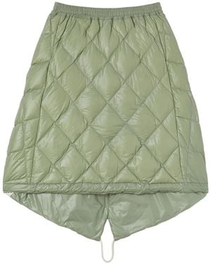 Jil Sander Down Quilted Skirt - Green