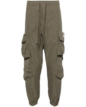 Musium Div. Cargo Broek Met Logopatch - Groen