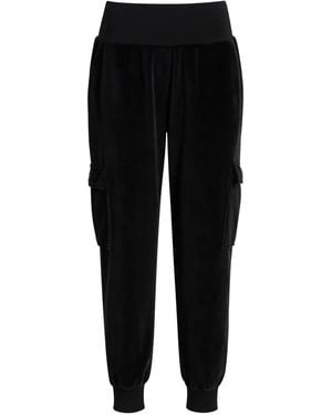 Cinq À Sept Giles Velour Cargo Trousers - Black