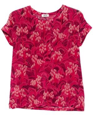 Siyu Floral-Print T-Shirt - Pink