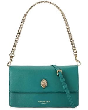 Kurt Geiger Bolso Sloane Mini Con Cabeza De Águila - Verde