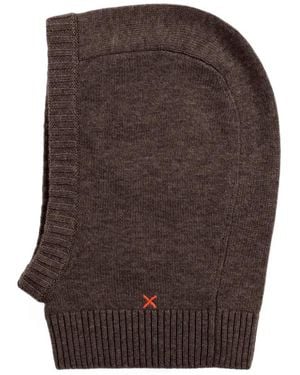 Chinti & Parker Ribbed-Knit Balaclava - Brown