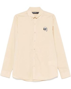 KARL LAGERFELD Ikon Shirt - Natural