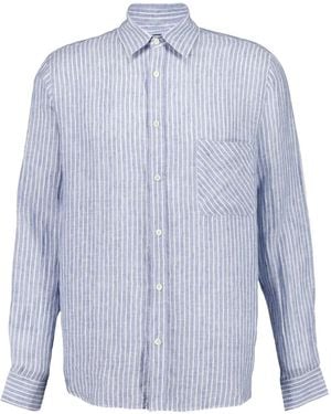 Frescobol Carioca Telles Striped Button-Up Shirt - Blue
