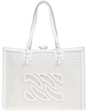 Casadei Beaurivage Tote Bag - White