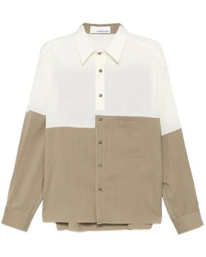 Costumein Richard Evo Colour-Block Design Shirt - White
