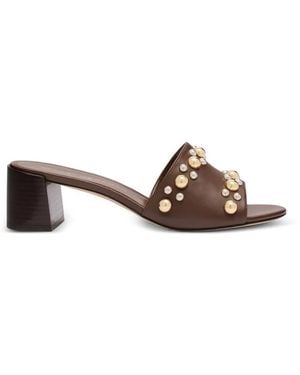 Stuart Weitzman Sandales Perry À Détails De Clous - Multicolour