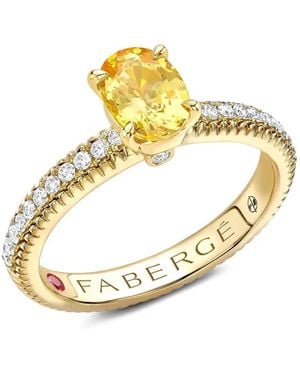 Faberge 18K Colors Of Love Multi-Stone Ring - Metallic