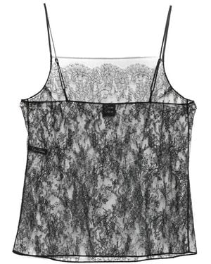 Carine Gilson Lace Camisole - Grey