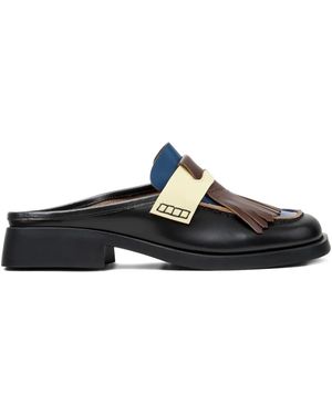 Camper Mules Twins À Glands - Black