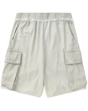 Izzue Cold-dye Cotton Cargo Shorts - Grey