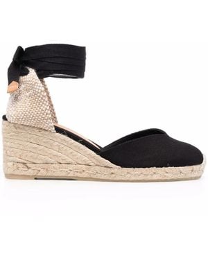 Castañer Chiara 70Mm Wedge Espadrilles - Black
