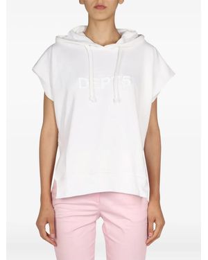 Department 5 Sudadera con capucha y manga corta - Blanco