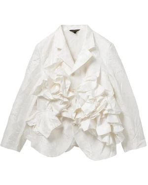 Comme des Garçons Embroidered Jacket - White