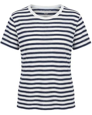 Majestic Filatures Striped short-sleeve T-shirt - Blau
