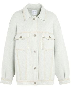 Barrie Denim-Effect Jacket - White