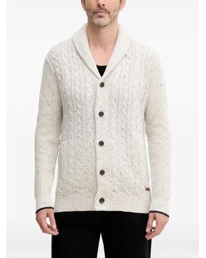 Liu Jo Cable-Knit Cardigan - White