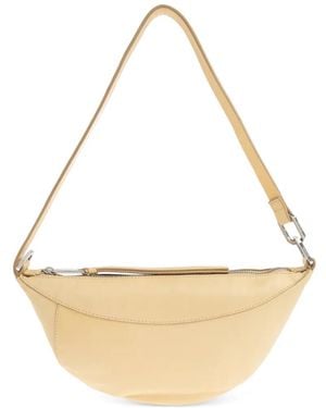 AllSaints Micro Luna Leather Shoulder Bag - White