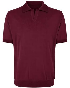 Altea Ribbed T-Shirt - Red