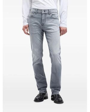 7 For All Mankind Slimmy Urban Belt-Loop Jeans - Blue
