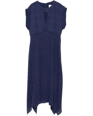 Ba&sh Inaia Asymmetric Midi Dress - Blue