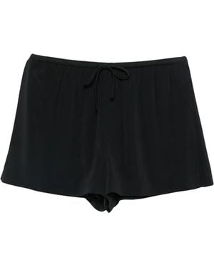 Alexander Wang Drawstring-Waist Shorts - Black