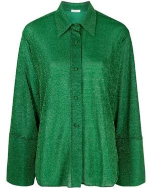 Oséree Lumiere Sleeves Shirt - Green