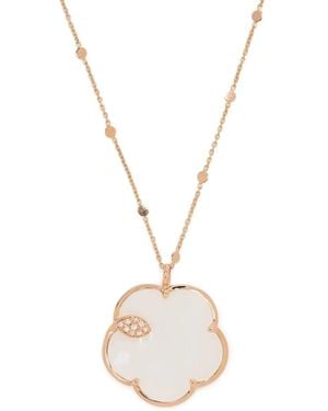 Pasquale Bruni 18Kt Ton Joli Rotgoldhalskette Mit Diamanten - Pink