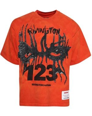 RRR123 Graphic-Print T-Shirt - Red