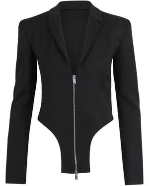 Ssheena By Zip-Closure Jacket - Black