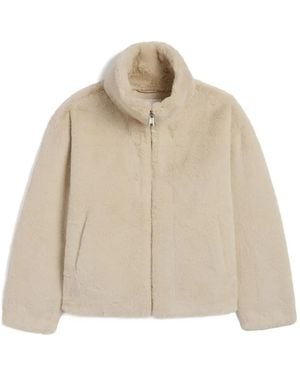 Apparis Brooks Faux-Fur Coat - Natural
