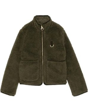 Barbour Elenora Fleece Zip-Up Jacket - Green