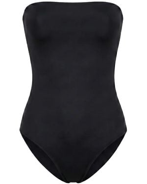 Anjuna Paola Bow-Detail Swimsuit - Black