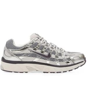 Nike P-6000 Mesh Trainers - White