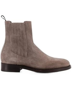 Brunello Cucinelli Botines De Ante Marrones - Marrón