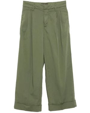 Peuterey Ralph Pleated Cuffed Pants - Green