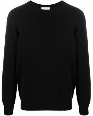 D4.0 Maglione Con Bordo A Coste - Nero
