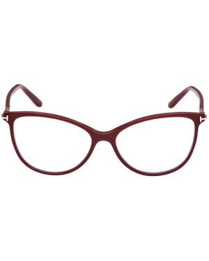 Tom Ford Cat-Eye Frame Glasses - Natural