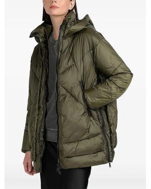 Canadian Eugenie Steppjacke Mit Kapuze - Grün