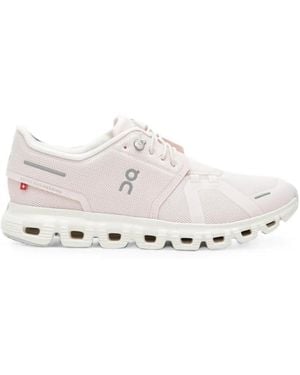 On Shoes Cloud 6 Mesh-Panelled Sneakers - White